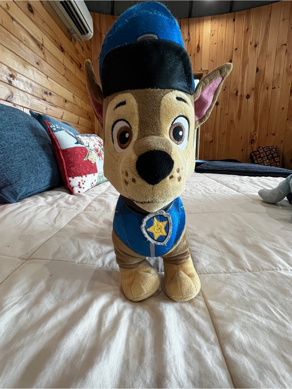 Plush Dog Toy - Blue and Tan Police Pup